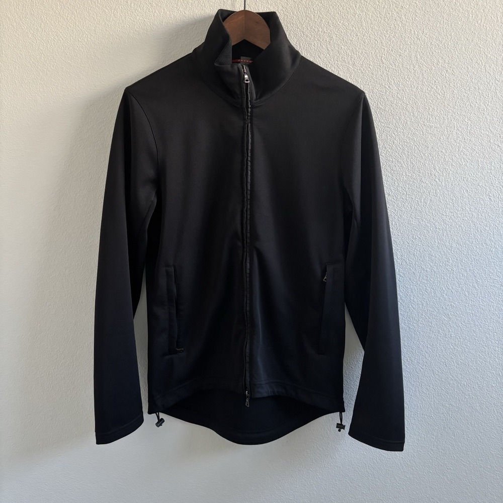 PRADA // Lightweight Mens Zip Jacket Red Tab Size Small